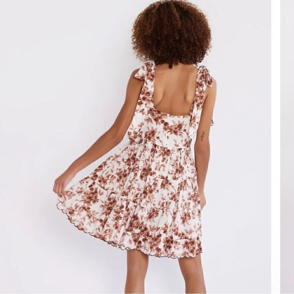 NWT Milly KIARA DRESS IN CAFE BOUQUET M - Picture 4 of 7